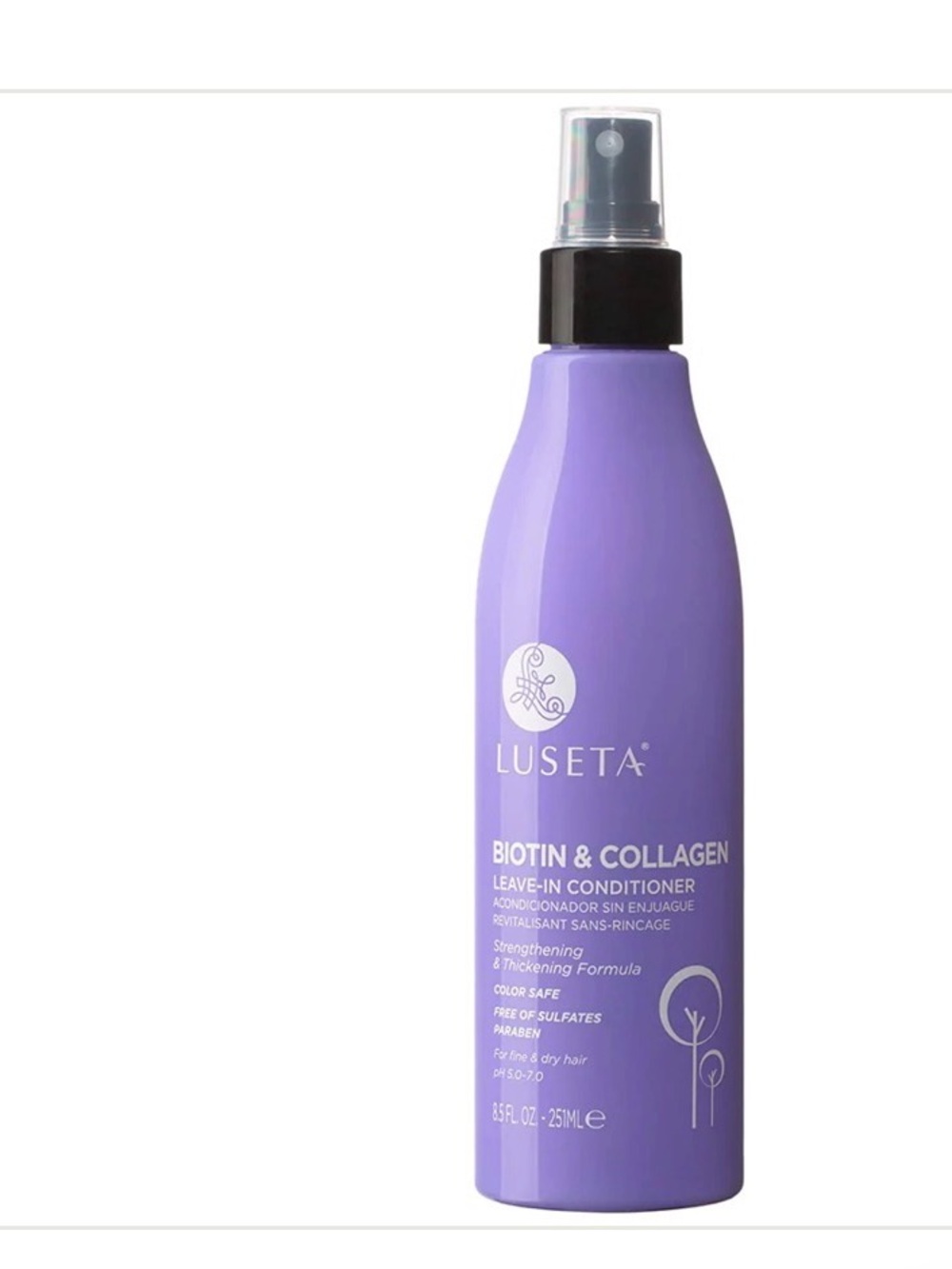 Luseta Biotin & Collagen Leave-In Conditioner - Purple Bottle
